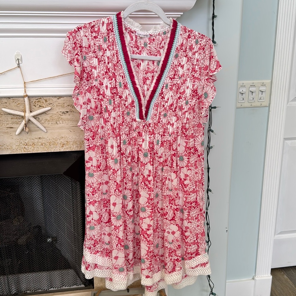 Poupette St Barth Beach Coverup-up Dress, Size Medium